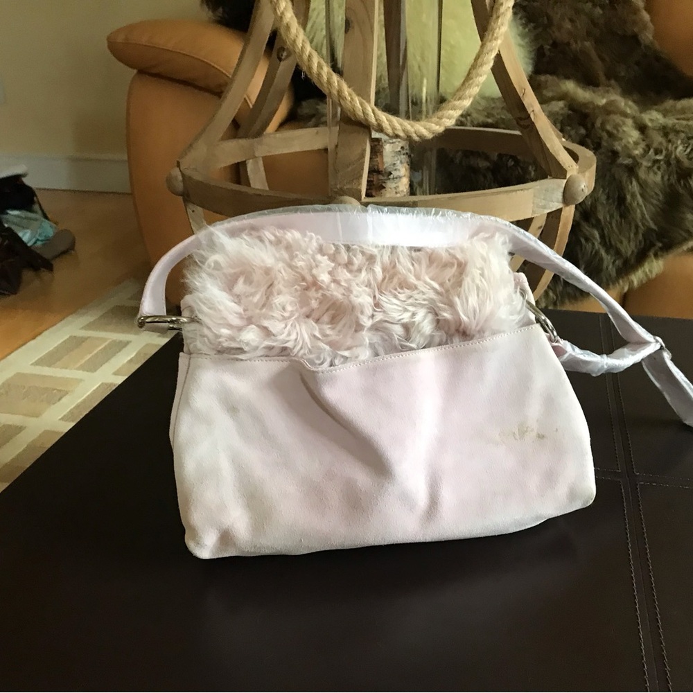 UGG Pink Fur Shoulder Bag - Picture 13 of 13